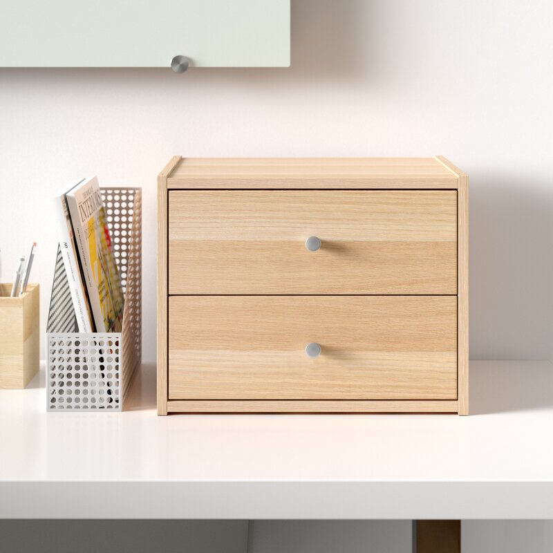 Dotted Line™ Denny Stackable 2 Drawer Storage Chest